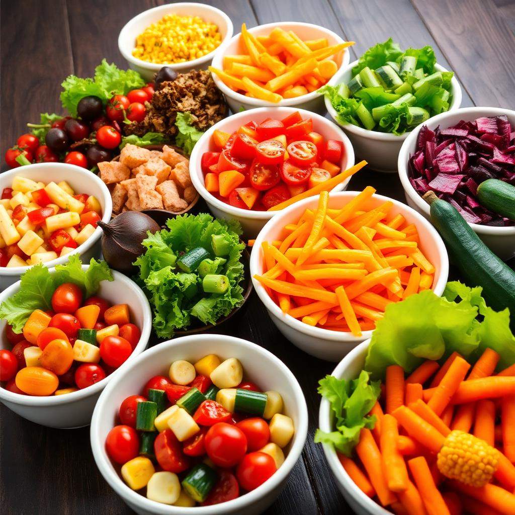 Saladas frescas